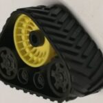 Chenilles avant pour tracteur, Couleur jaune JOHN DEERE