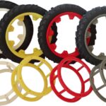 Jumelage roues étroites arrière rouge