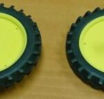 Roues étroites arrière 60 mm jaune
