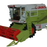 CLAAS Dominator 98S Moissonneuse batteuse avec chariot pour transport de coupe