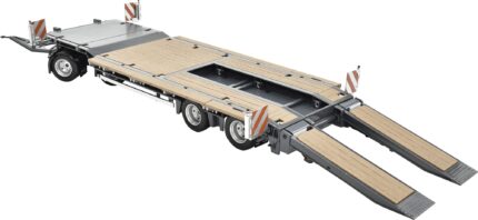 NOOTEBOOM ASDV 40-22 Remorque porte-engins 2+2 essieux avec rampes, grise – Image 4