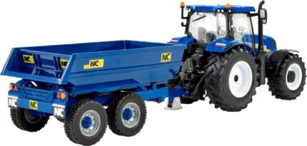NEW HOLLAND T6.175 avec remorque – Image 3