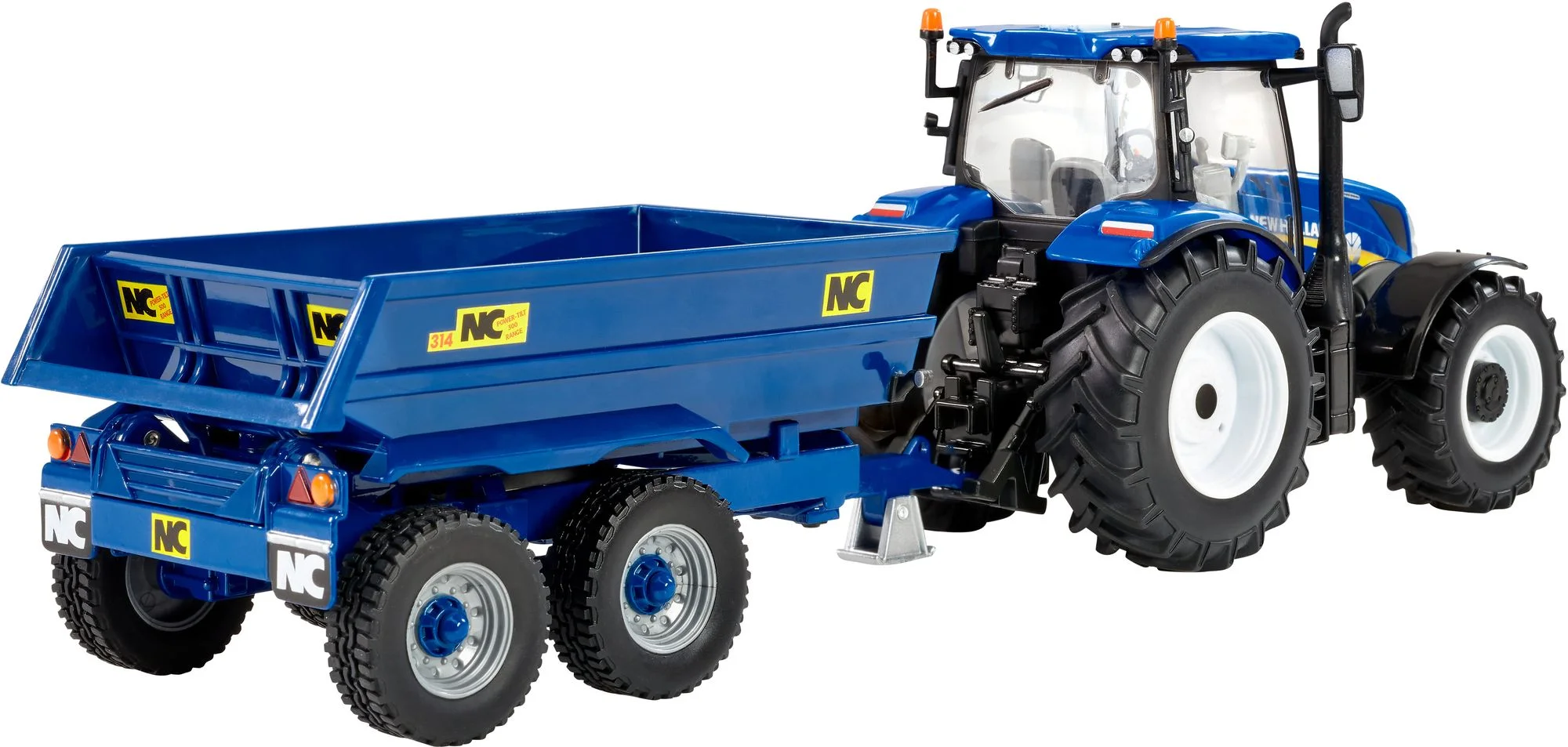 NEW HOLLAND T6.175 avec remorque – Image 3