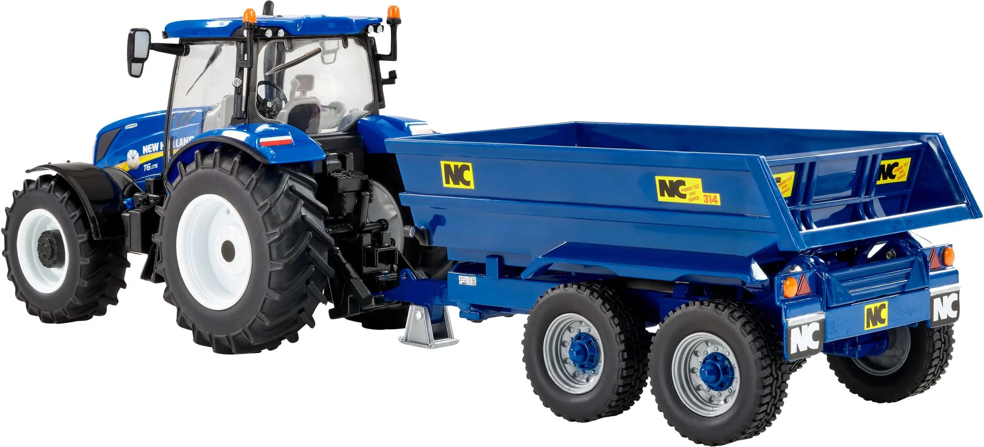 NEW HOLLAND T6.175 avec remorque – Image 4