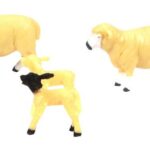 Coffret moutons avec chien, 14 pièces