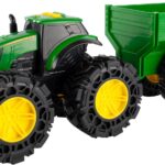 JOHN DEERE Tracteur avec remorque MONSTER TREADS
