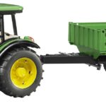 Tracteur JOHN DEERE 5115M avec remorque basculante