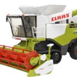 Moissonneuse batteuse  CLAAS Lexion 780 TerraTrac avec chariot de transport de coupe
