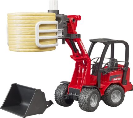 Valet de Ferme SCHAEFFER 2034 avec pince a balles et godet – Image 3