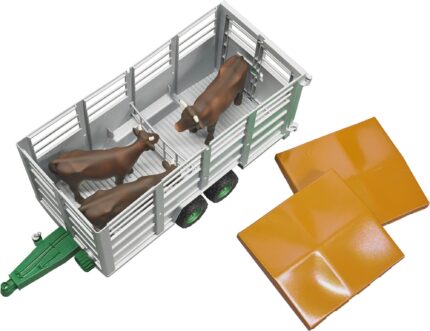 Remorque bétaillère avec vache – Image 4