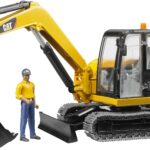 Minipelle CATERPILLAR avec figurine