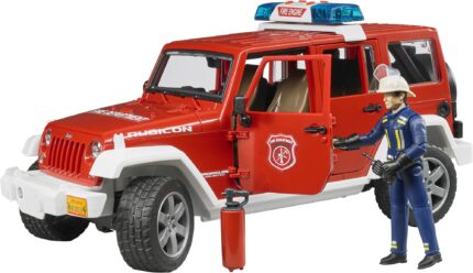 Voiture de pompier JEEP Rubicon avec figurines et accessoires – Image 3
