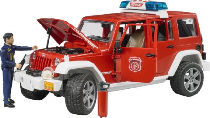 Voiture de pompier JEEP Rubicon avec figurines et accessoires – Image 4