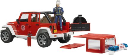 Voiture de pompier JEEP Rubicon avec figurines et accessoires – Image 5