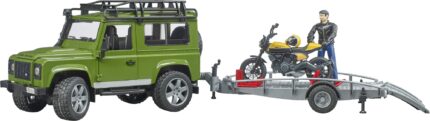 LAND ROVER avec remorque et moto DUCATI – Image 3