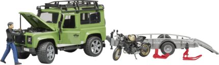 LAND ROVER Defender avec remorque et moto DUCATI – Image 4