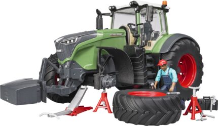 Tracteur FENDT 1050 Vario avec accessoires et figurine – Image 3