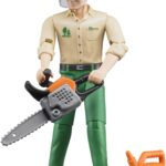 Figurine bucheron avec accessoires