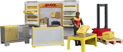 Agence d''expédition DHL avec transpalette, figurine et accessoires – Image 3