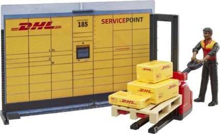 Agence d''expédition DHL avec transpalette, figurine et accessoires – Image 4