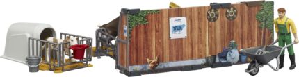 Etable avec vache, veau  et accessoires – Image 5