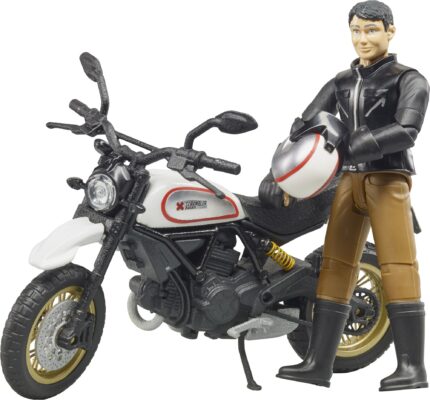 Moto DUCATI Desert avec figurine – Image 3