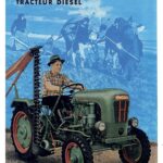 Tracteur HOLDER avec faucheuse