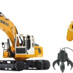 Pelleteuse LIEBHERR R936 avec 2 accessoires, Radio commandé 2,4GHz