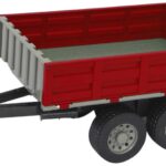 Remorque basculante pour tracteur Radio commandé, rouge