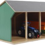 Hangar pour 3 tracteurs de type SIKU et BRITAINS