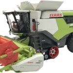 CLAAS Lexion 6800 Terra Trac Moissonneuse Batteuse avec barre de coupe Vario 930 et chariot de transport