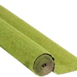 Tapis vert fleuri, 200x100 cm