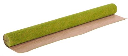 Tapis vert fleuri, 200x100 cm – Image 3