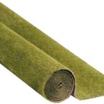 Tapis vert-brun, 200x100 cm