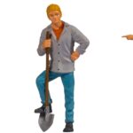 Ouvriers de chantier, 3 pièces