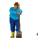 Figurines de Ferme, 3 pièces
