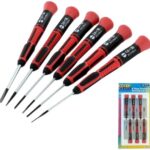 Lot de 6 min-tounevis Plat-Fendus