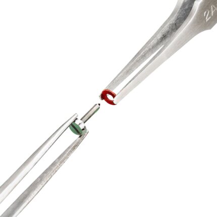 Pince Brucelle bec arrondi, 120 mm – Image 3