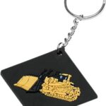 Porte-clefs souple CATERPILLAR Bulldozer