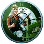 Horloge JOHN DEERE avec enfants
