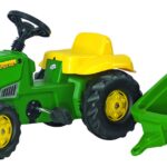 Tracteur à pédales JOHN DEERE avec remorque, 2-5 ans