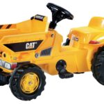 Dumper Trac à pédales CATERPILLAR avec remorque baculante, 2-5 ans