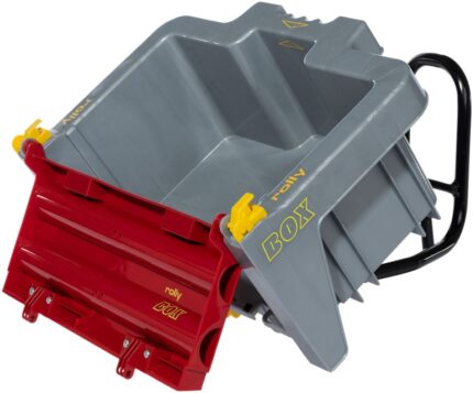Caisse portable RollyBox, Rouge et Grise – Image 4