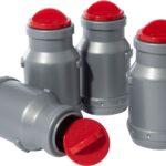 Bidons de lait, 4 pièces
