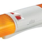 Gyrophare avec bruitage, orange ou bleu.