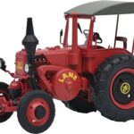 LANZ BULLDOG 45CV avec toit, rouge