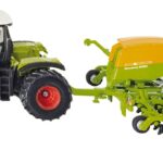 Tracteur CLAAS XERION avec semoir AMAZONE