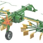 Andaineur repliable KRONE, pour tracteur Radio-commandé