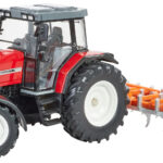 MASSEY FERGUSON 6290 avec herse repliable