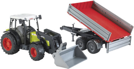 Tracteur CLAAS Nectis 267F avec chargeur et remorque basculante – Image 3